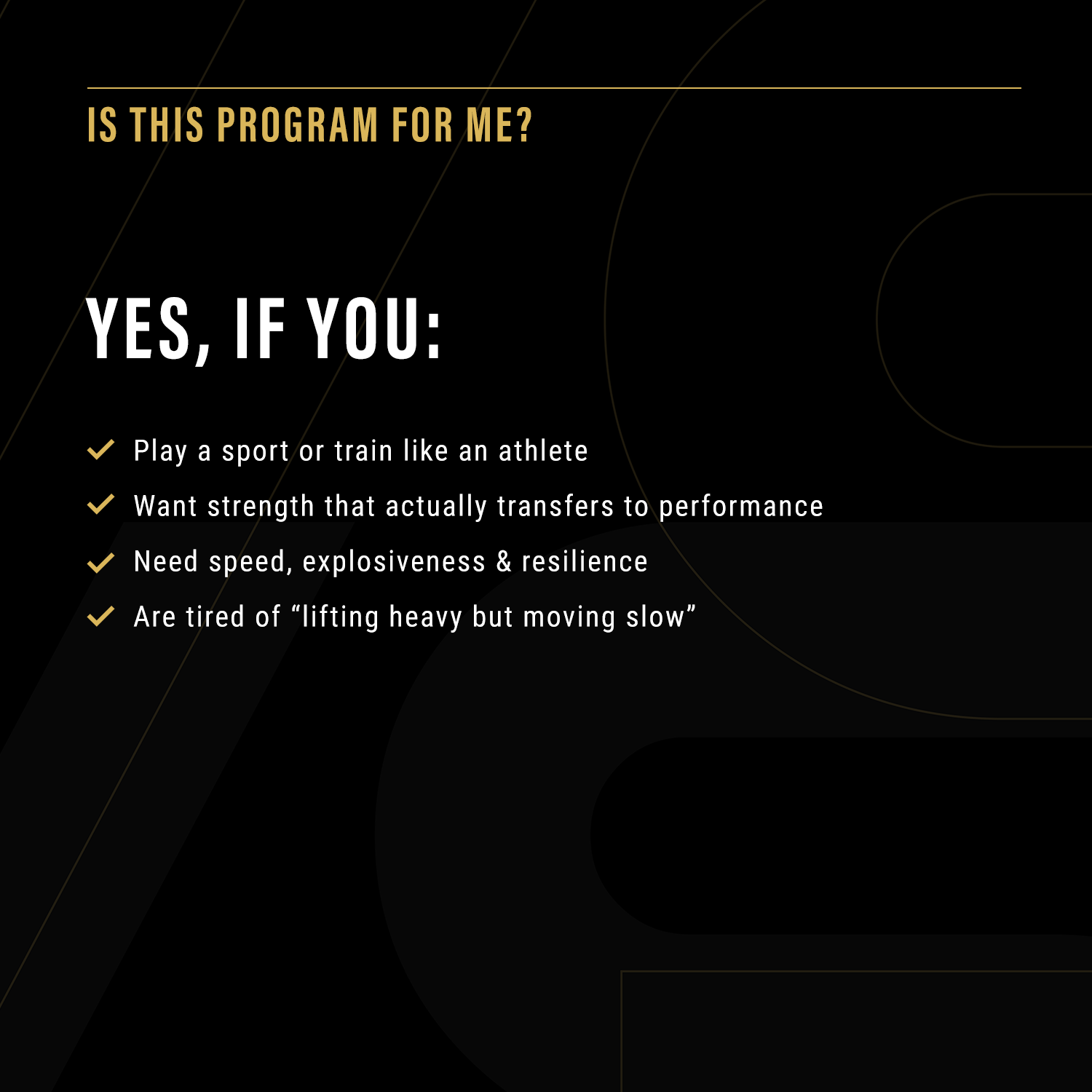Programme Athletic Performance