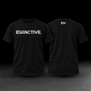 T-Shirt noir EW/ACTIVE pour Hommes