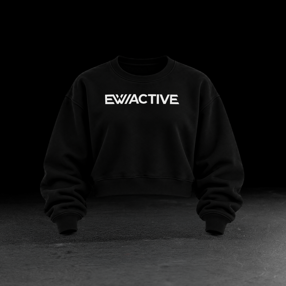 EW/ACTIVE Women Crop Top Crewneck