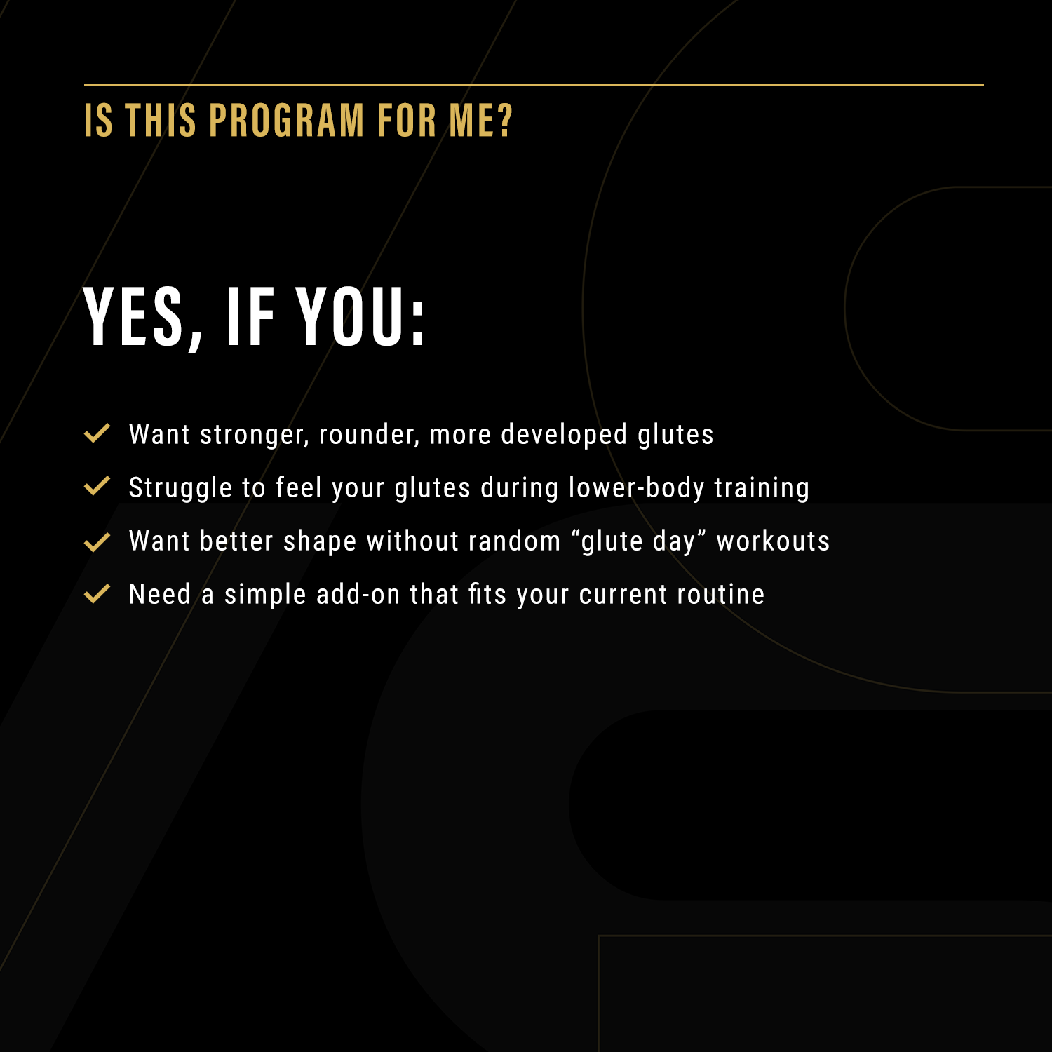 The Perfect Glute Add-On Program